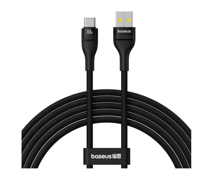 Kabel Baseus Kabel Flash 2 USB-A / USB-C 100W 2 m - czarny